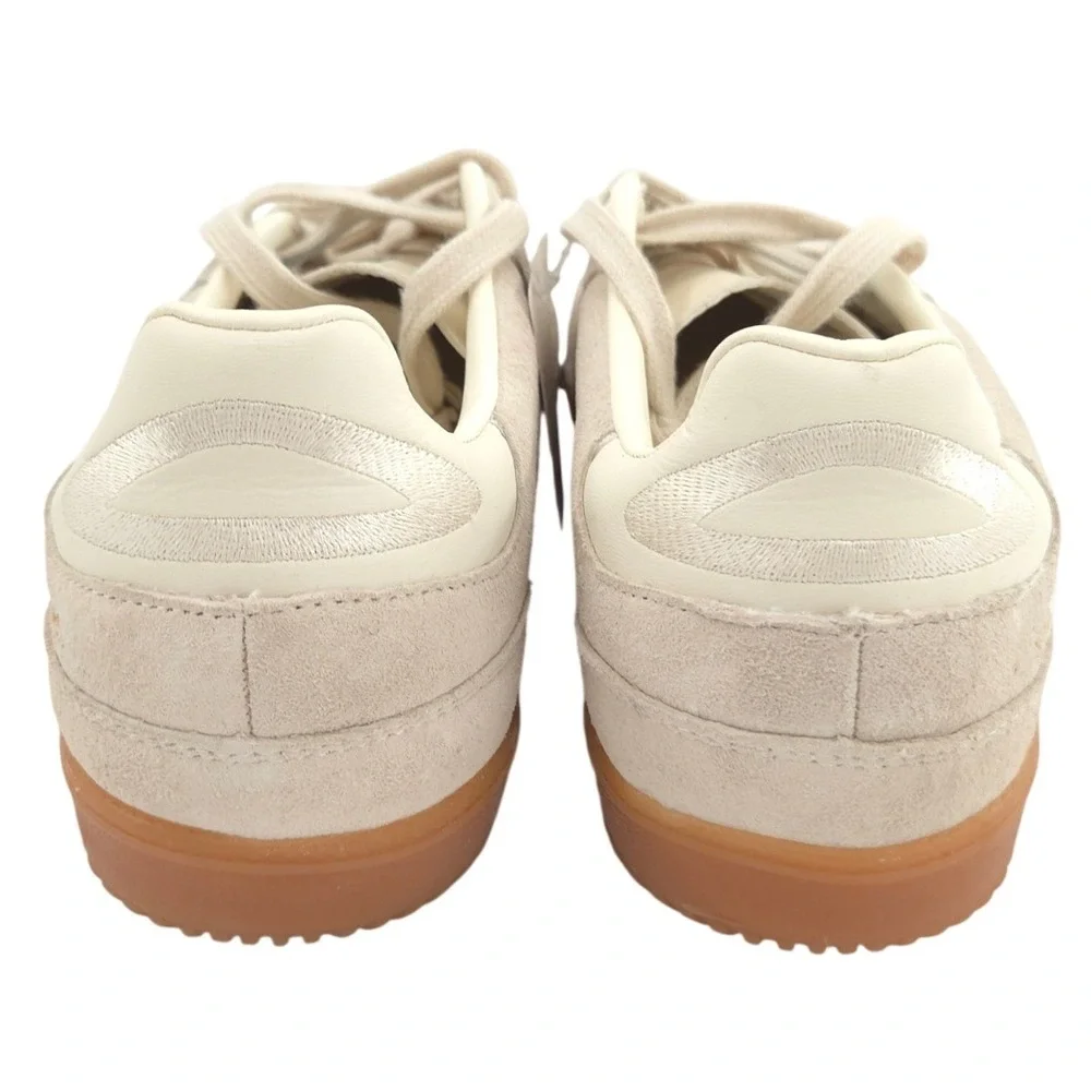 Skechers Hotshot Azir Sneakers Mens 10 Beige Suede Court Classics Shoes NEW